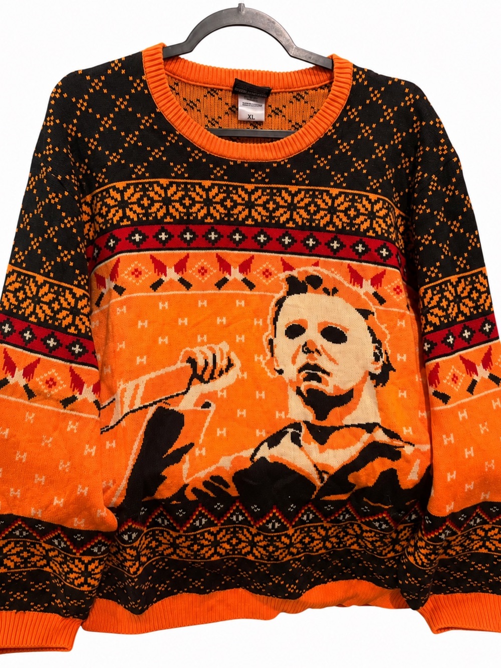 Ripple Junction Halloween / Myers Knit Crew Neck Pullover Sweater Men's XL